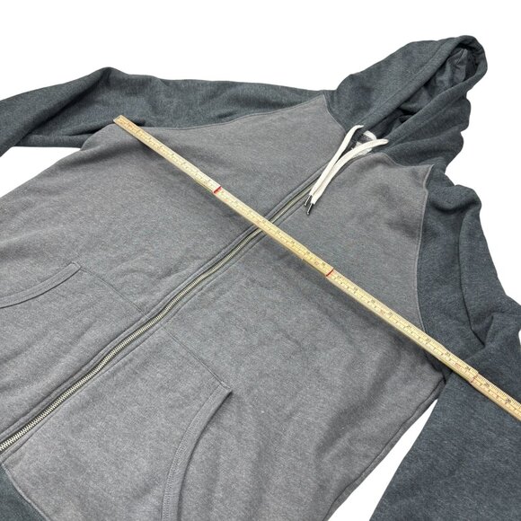 Sonoma Life+Style Mens XLT Gray & Charcoal Full-Zip Hoodie Sweatshirt - Picture 6 of 7